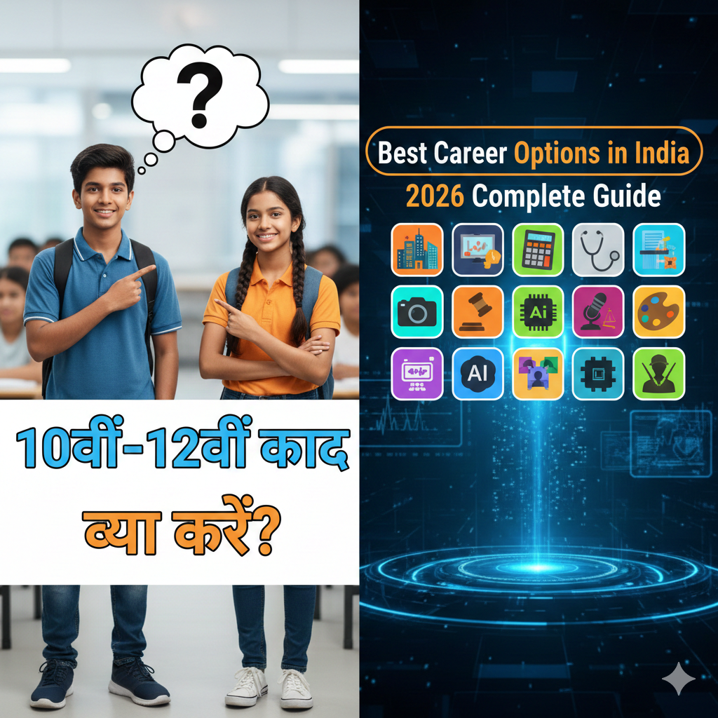 Best Career Options in India after 10th and 12th pass 2026